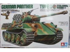 田宮 TAMIYA German Panther Type G Steel Wheel Version 1/35 NO.35174